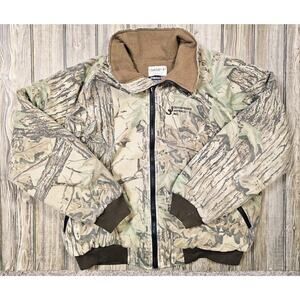 Vintage Clarkfield Outdoor Jacket Mens XXL Realtree Camo Hunting USA Full Zip
